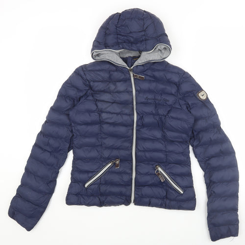 Lauria Garrelli Women's Blue Puffer Jacket Size S