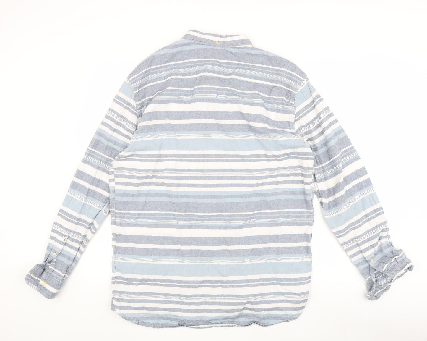 Quiksilver Men's Blue XL Striped Shirt - You Need This