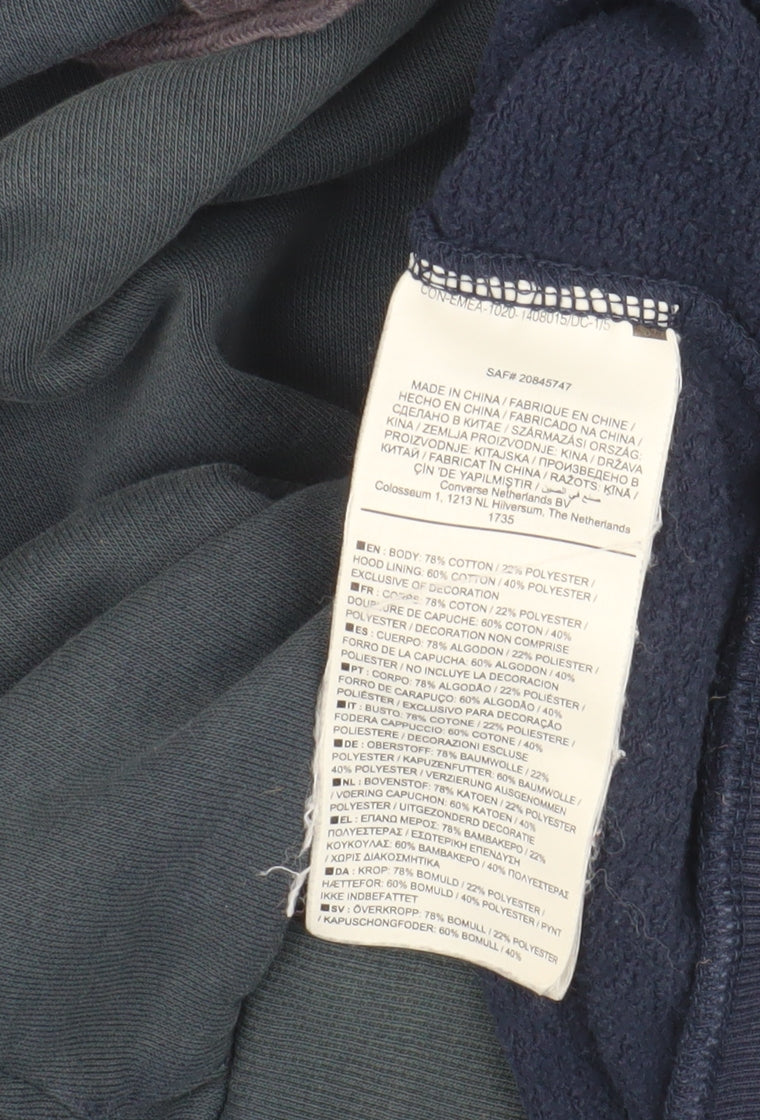 Converse Men's Blue Pullover Hoodie M