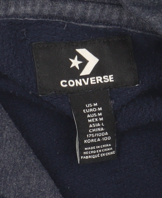 Converse Men's Blue Pullover Hoodie M