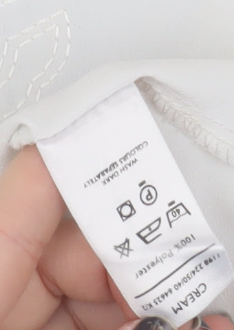 Berketex Women's White Blouse, Size 20, Embroidered Details