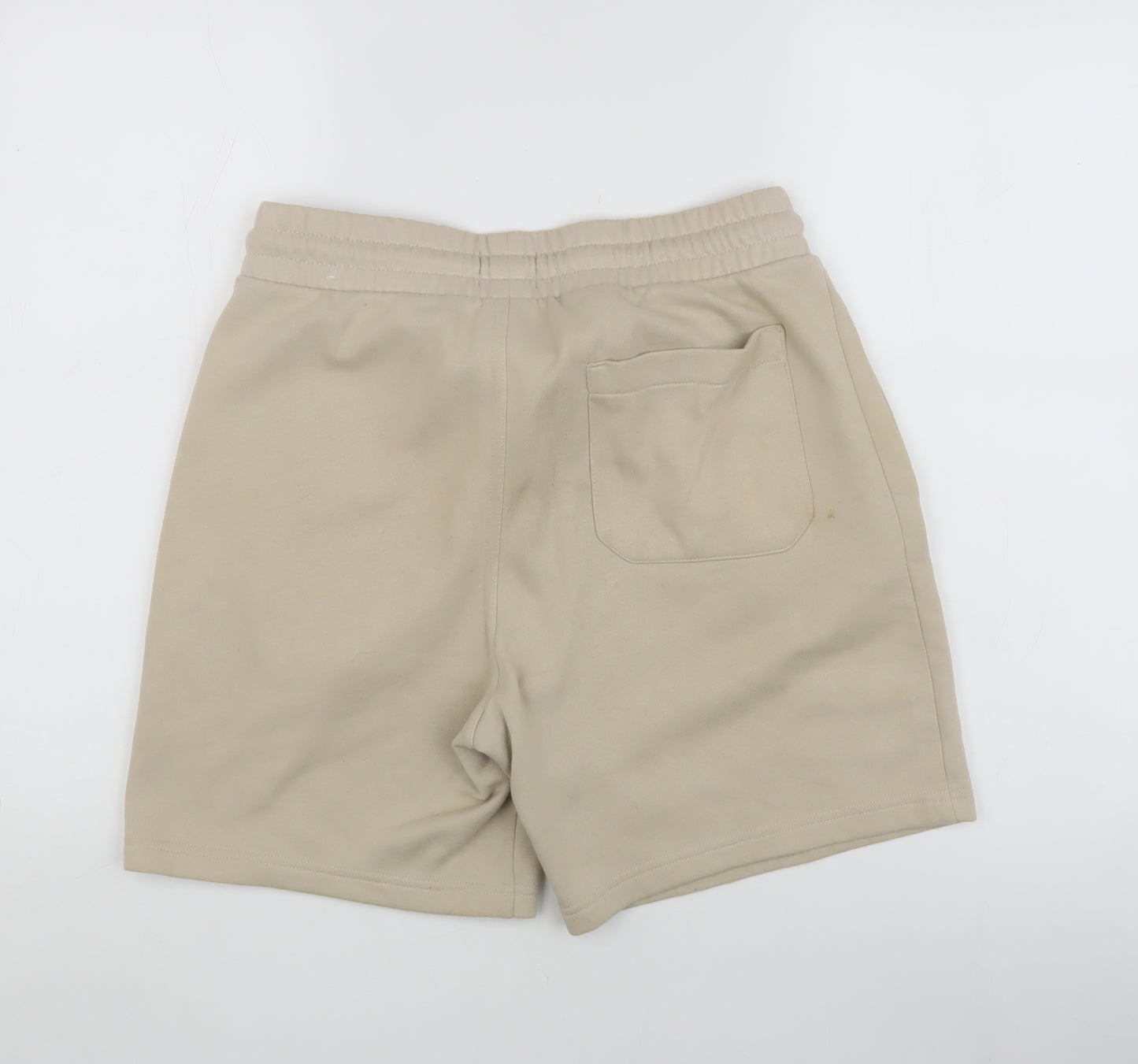H&M Men's Beige Sweat Shorts - Size S, Casual Comfort