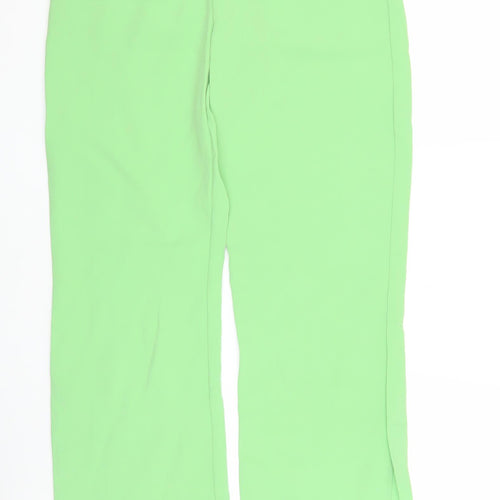 Zara Women's Green Dress Pants Size 6 Straight Leg