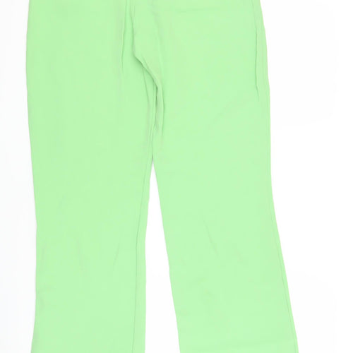 Zara Women's Green Dress Pants Size 6 Straight Leg