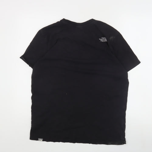 The North Face Men's Black Cotton T-Shirt - Size L