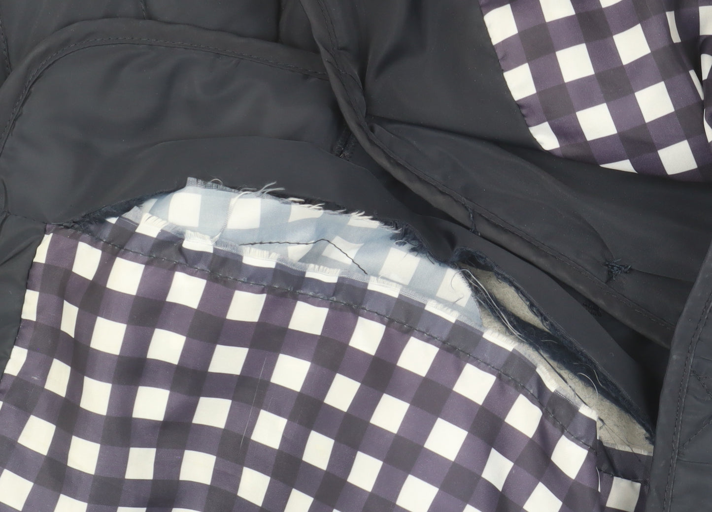 Bonmarché Women's Blue Quilted Jacket Size 16