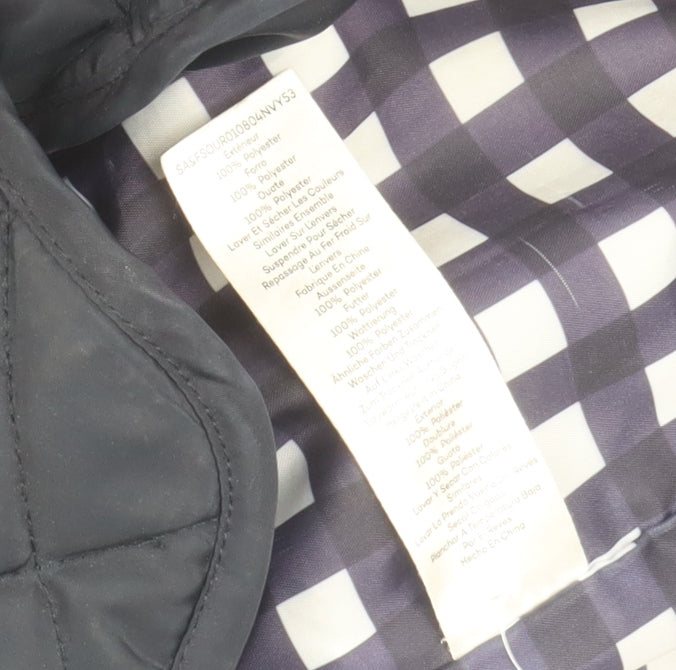 Bonmarché Women's Blue Quilted Jacket Size 16