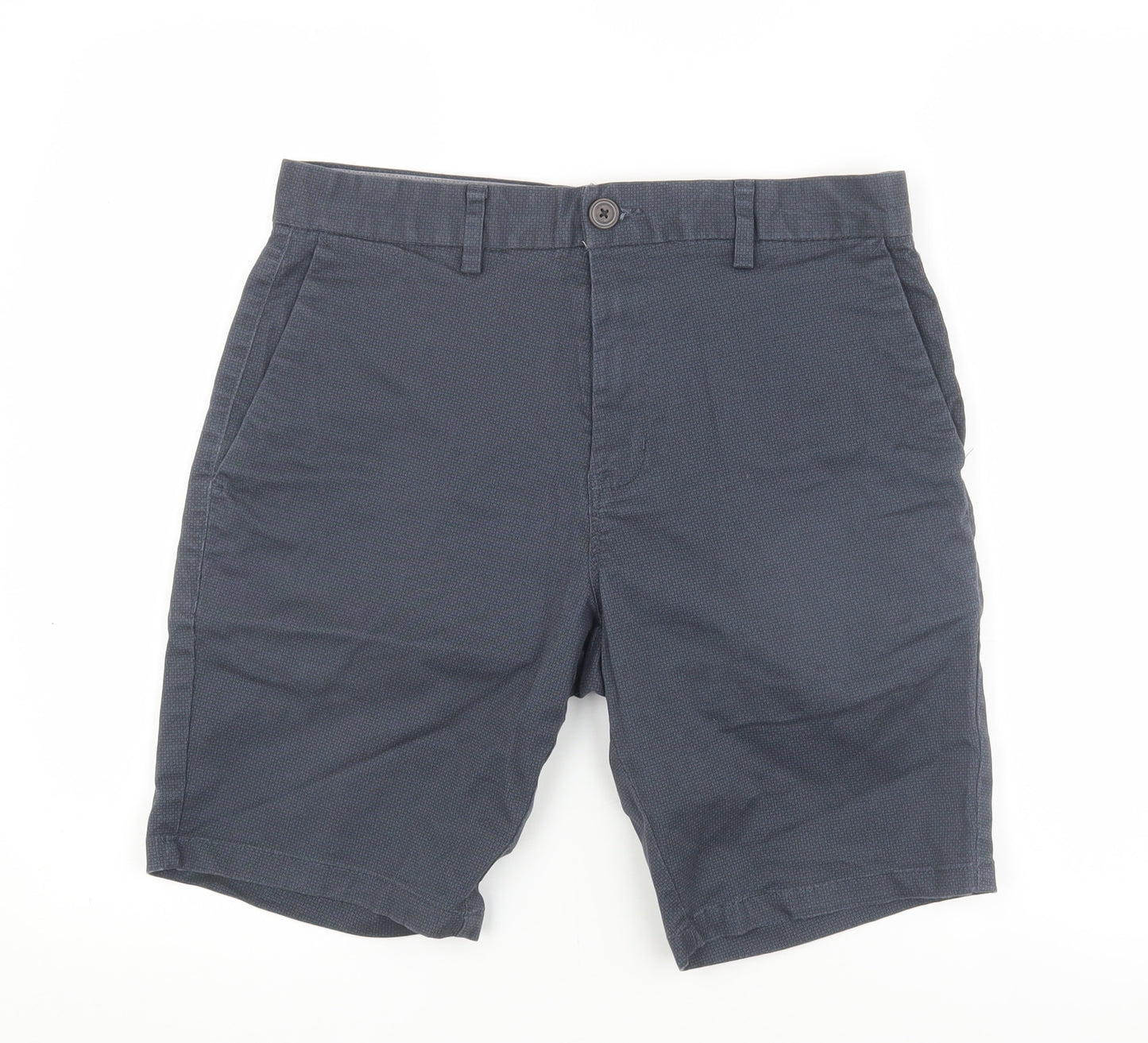 Next Mens Grey Chino Shorts, Size 30, Excellent Condition