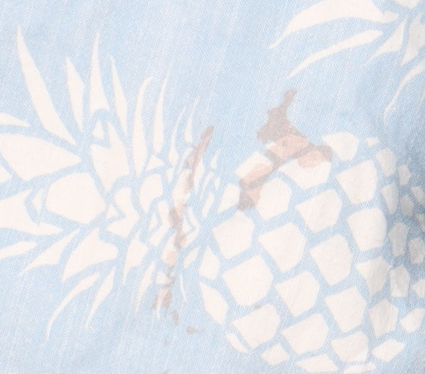 Next Men's Blue 3XL Short Sleeve Beach Shirt