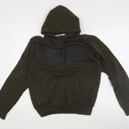 Twistedsoul Men's Green Pullover Hoodie M