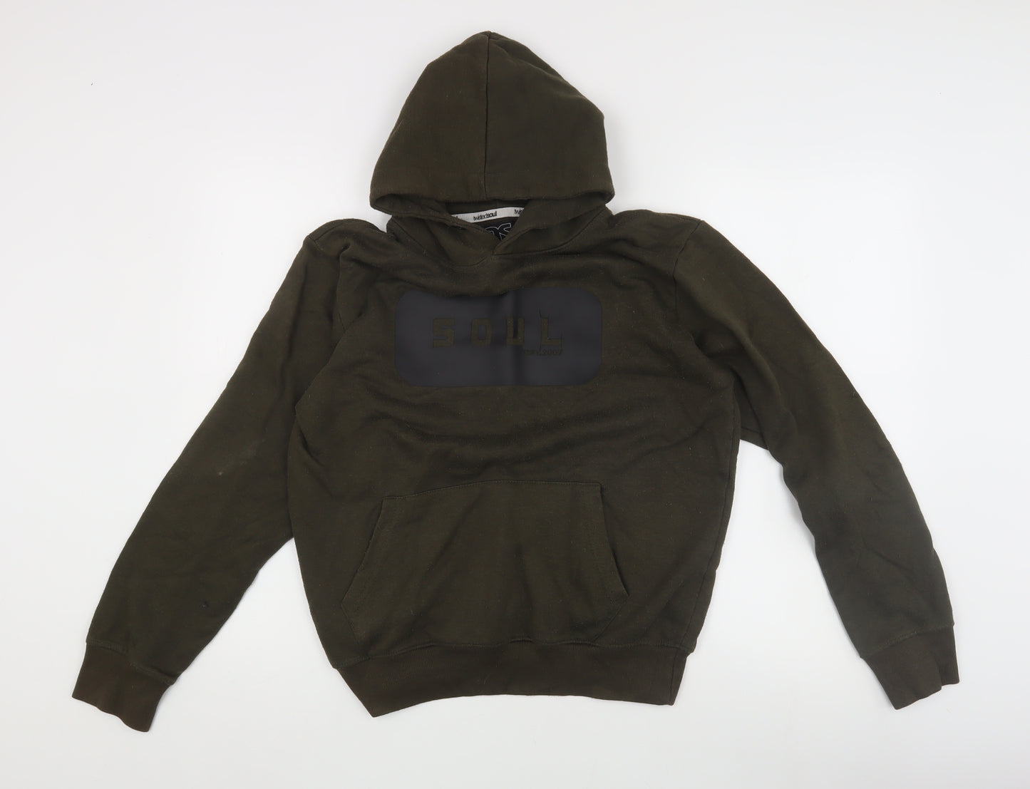 Twistedsoul Men's Green Pullover Hoodie M
