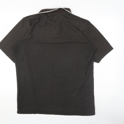 Umbro Men's Brown XL Collared Polo Shirt