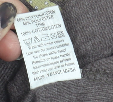 Pepsi Cola Women's Brown Retro T-Shirt UK Size 20