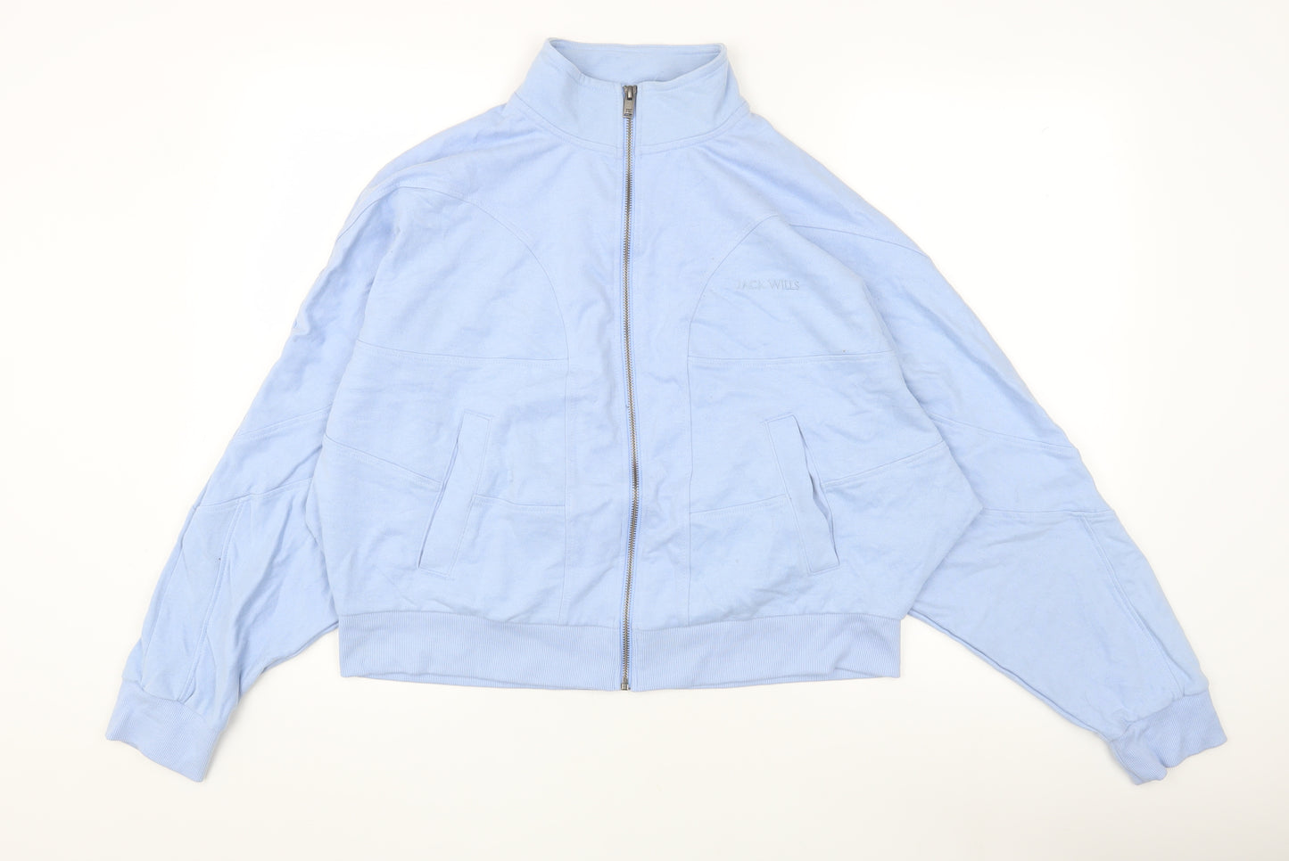 Jack Wills Women's Blue Relaxed Fit Cropped Jacket 14