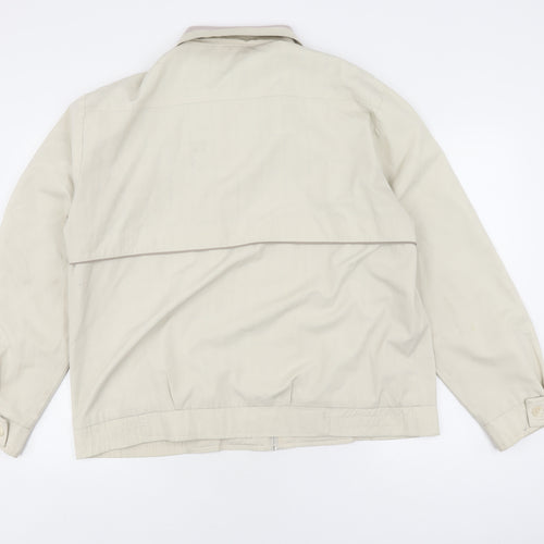 Debenhams Men's Beige Bomber Jacket M Regular Fit Casual