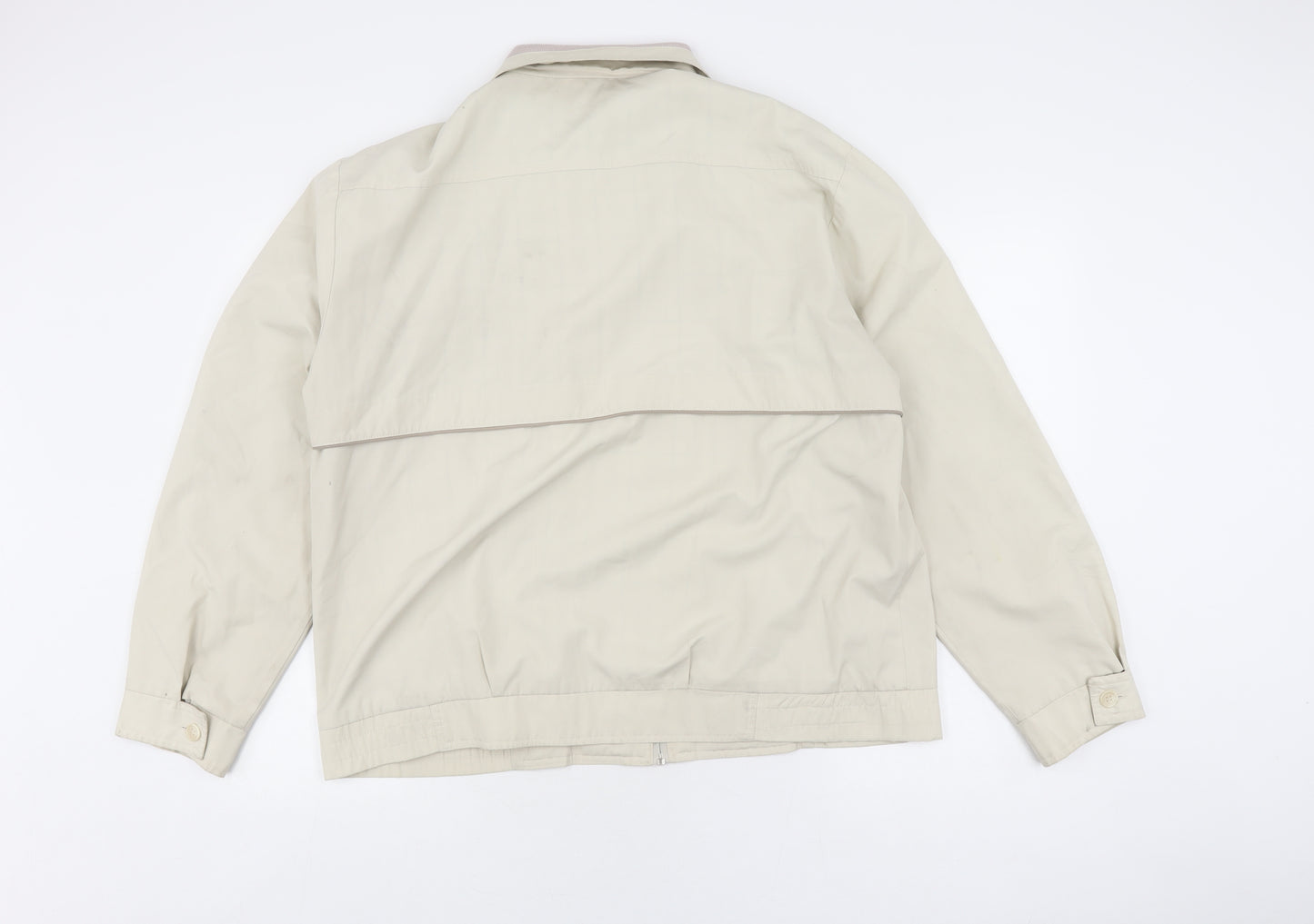 Debenhams Men's Beige Bomber Jacket M Regular Fit Casual