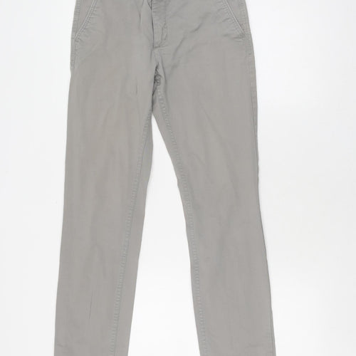 Zara Man Grey Chino Trousers - Size 30