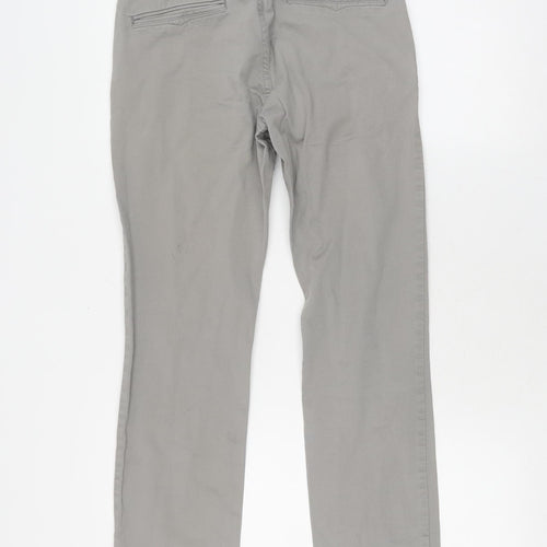 Zara Man Grey Chino Trousers - Size 30
