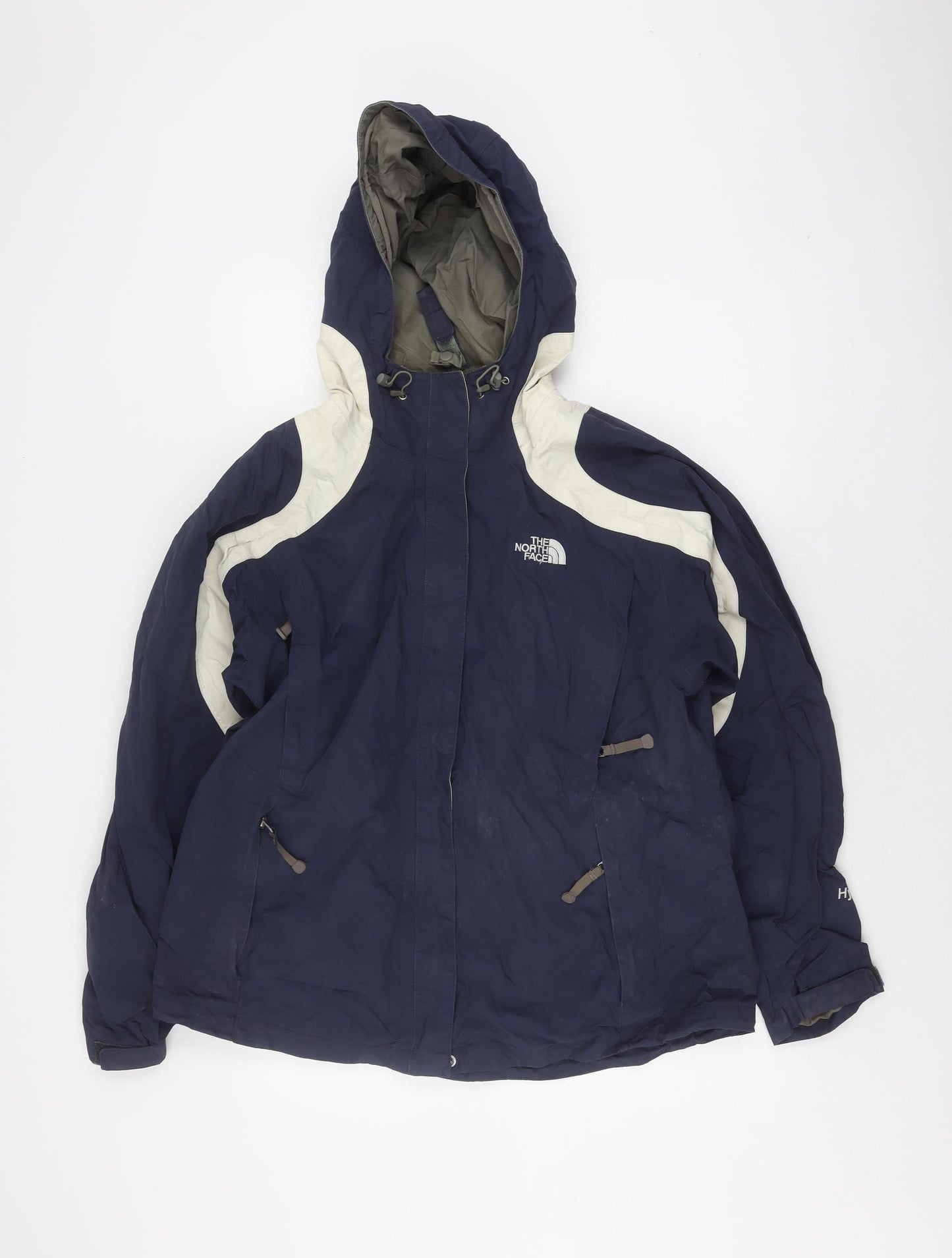 The North Face Women's Blue XL Hooded Puffer Jacket
