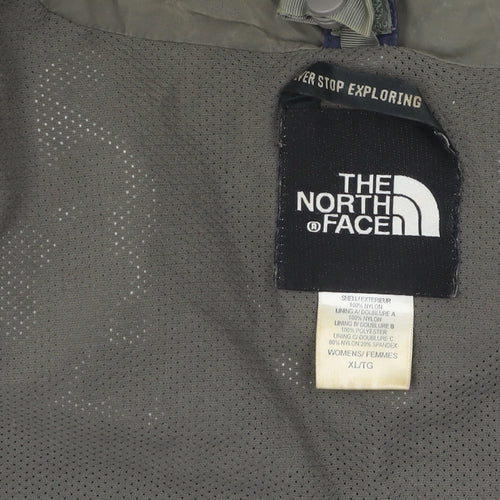 The North Face Women's Blue XL Hooded Puffer Jacket