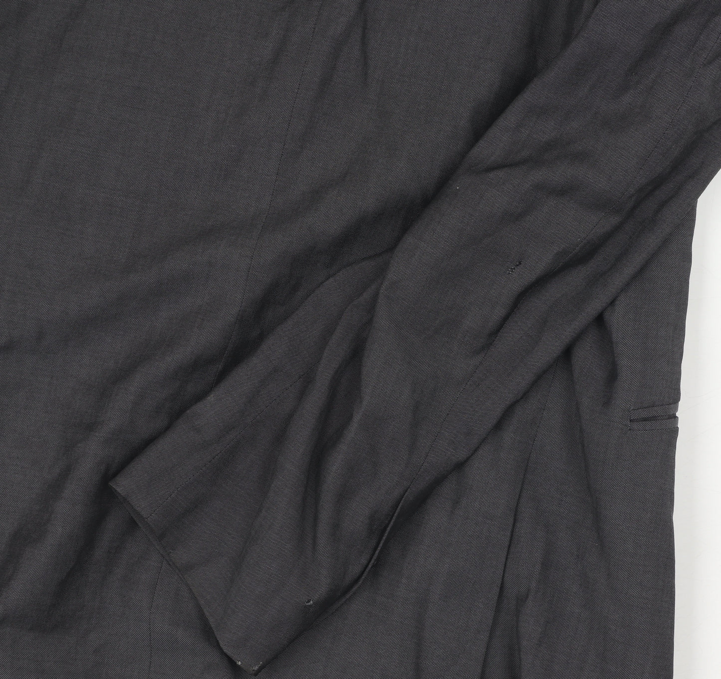 Next Men's Grey Slim Fit Long Blazer 40L