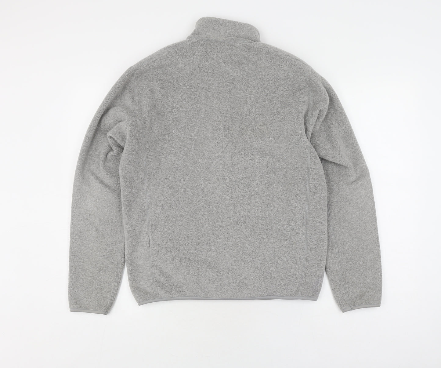 Uniqlo Women's Grey Fleece Jacket, Size S, Casual Winter Wear