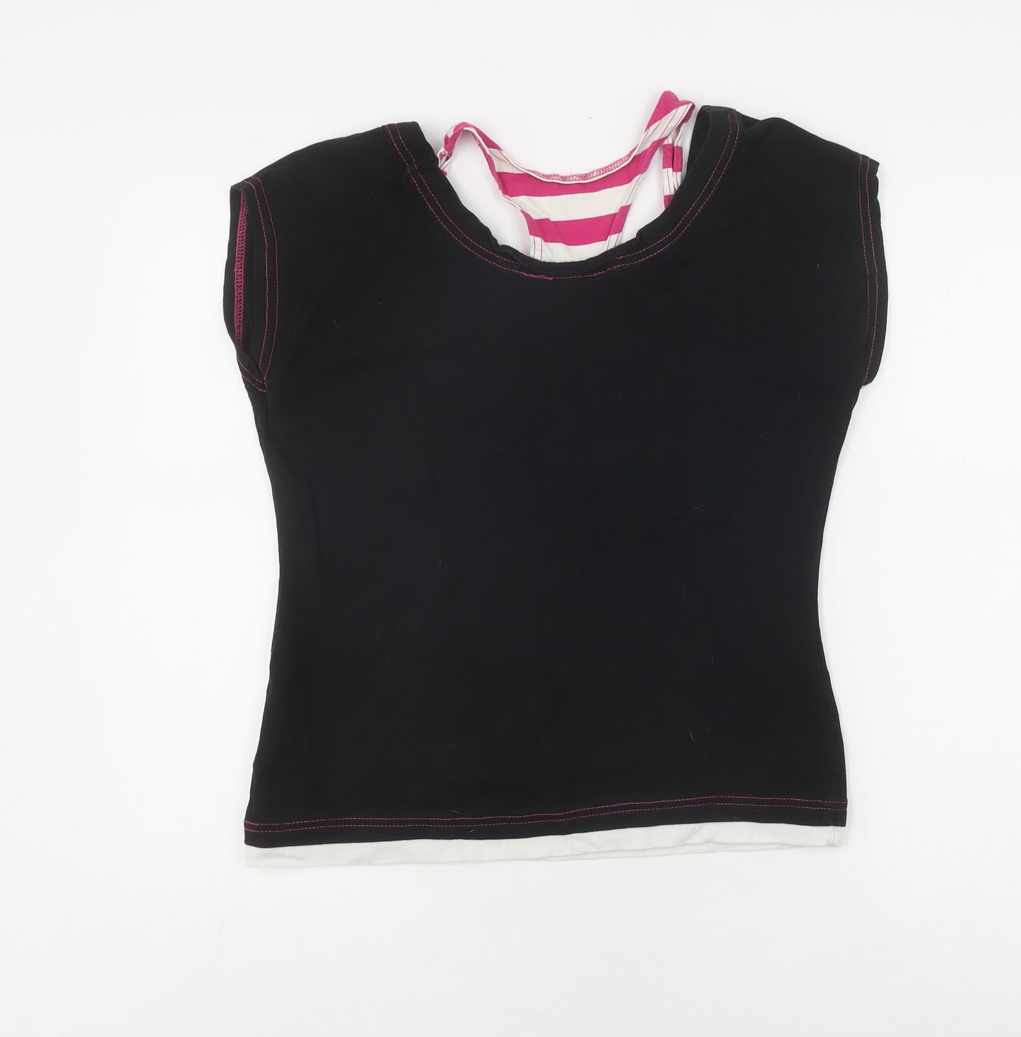 Everlast Women's Black Cap Sleeve T-Shirt