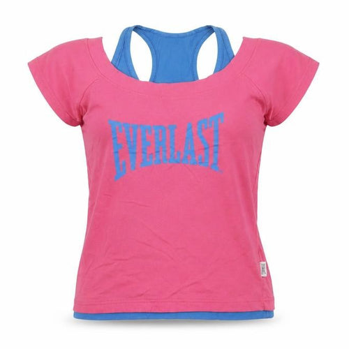Everlast Women's Pink Blue T-Shirt, Size 12, Short Sleeve