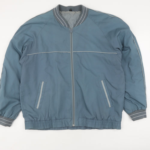 Debenhams Men's Blue Varsity Jacket L