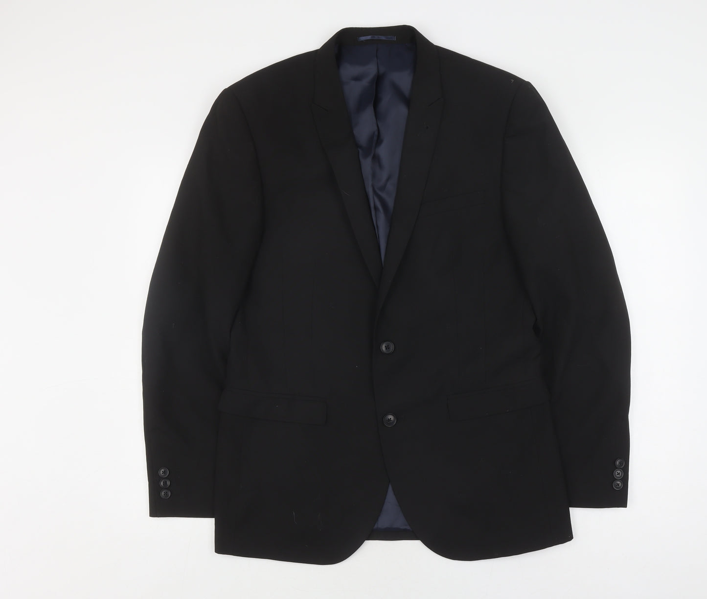 Next Men's Black Blazer Size 40 Regular