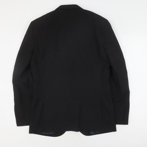 Next Men's Black Blazer Size 40 Regular