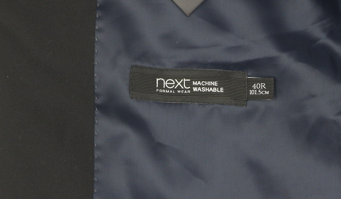 Next Men's Black Blazer Size 40 Regular