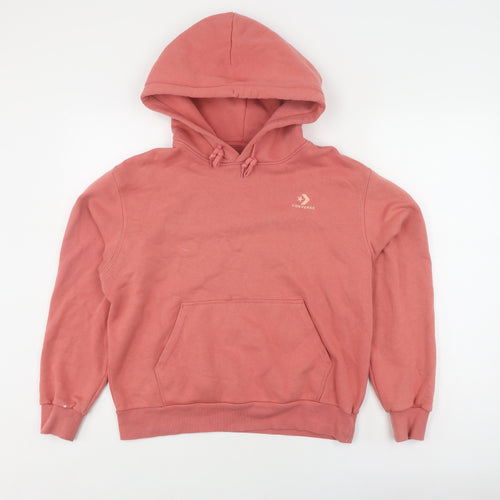 Converse Unisex Pink Pullover Hoodie S
