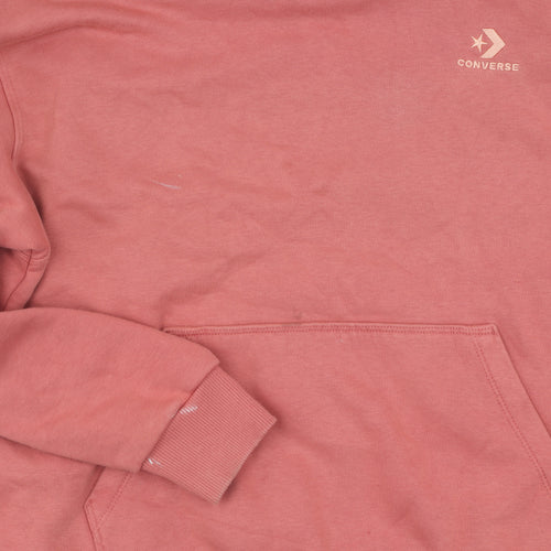Converse Unisex Pink Pullover Hoodie S