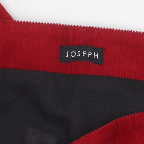 Joseph Women's Red Straight Trousers Size 14