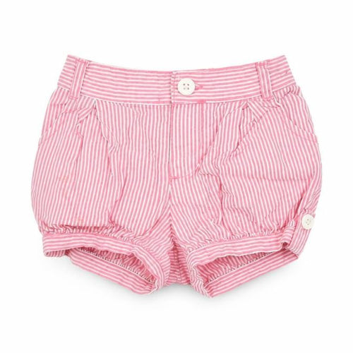 Gap Unisex Baby Pink Striped Shorts 6-12 Months