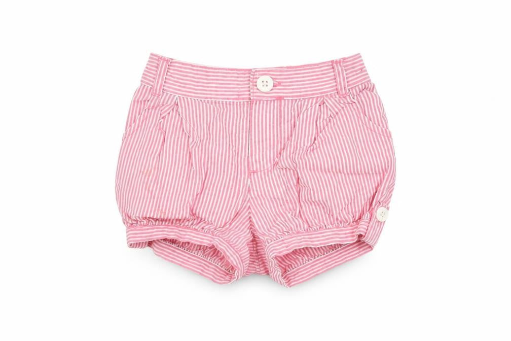 Gap Unisex Baby Pink Striped Shorts 6-12 Months