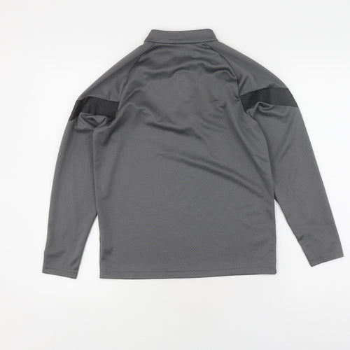 Puma Boys Grey Training Pullover, 11-12 Years, Long Sleeve