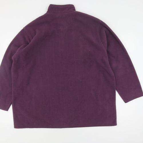 EWM Pure Classics Women's Purple Fleece Jacket Size 22