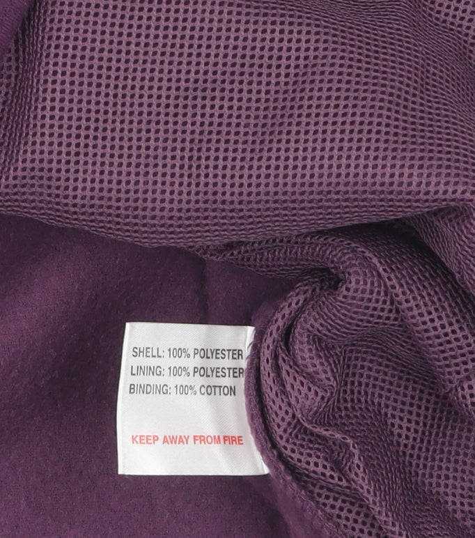 EWM Pure Classics Women's Purple Fleece Jacket Size 22