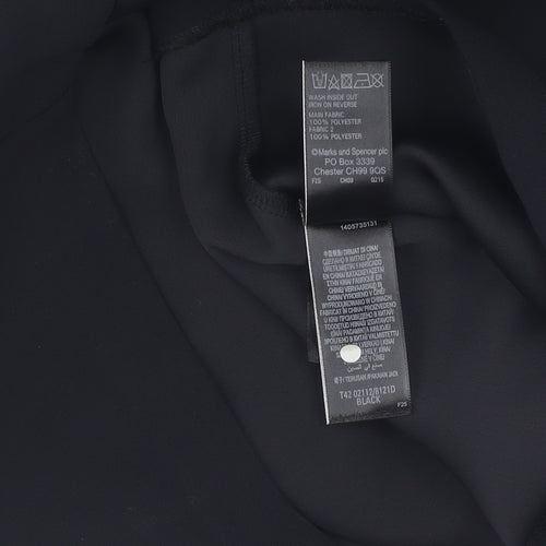Marks and Spencer Women's Black Size 12 Long Dress
