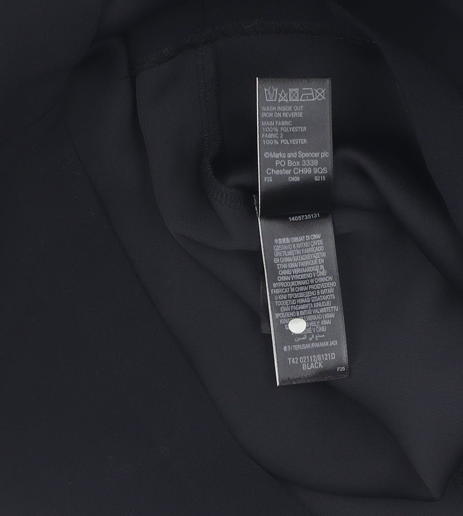 Marks and Spencer Women's Black Size 12 Long Dress