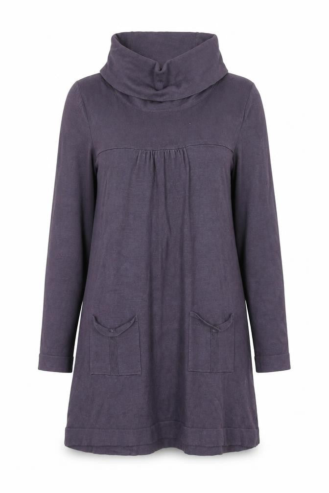 Front view of Vero Moda Women's Cowl Neck Jumper Dress, size S