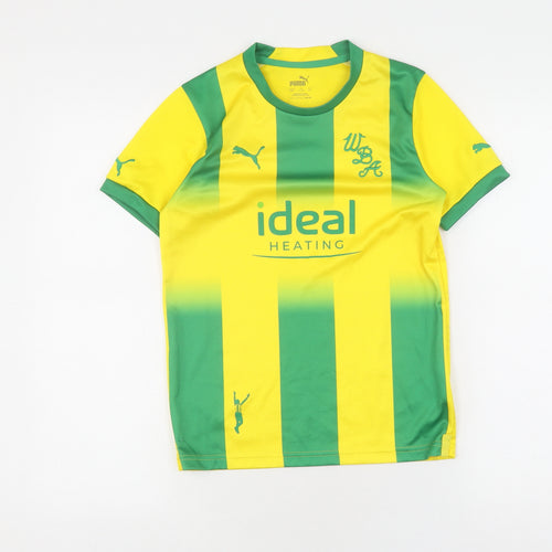 Puma Boys Yellow Football Jersey, Size 11-12 Years