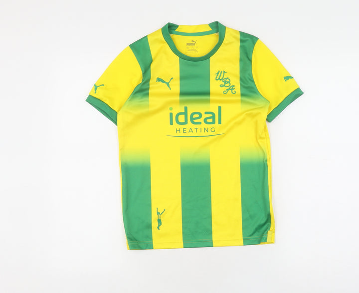 Puma Boys Yellow Football Jersey, Size 11-12 Years