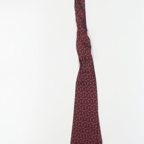 Protocol Men's Red Silk Geometric Tie