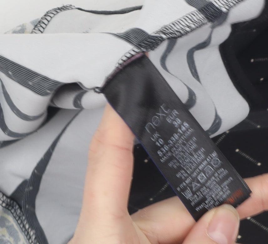 Next Women's Multicoloured Geometric Blouse Size 10