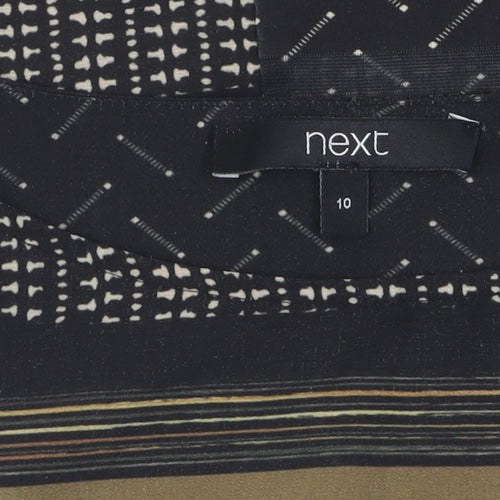 Next Women's Multicoloured Geometric Blouse Size 10