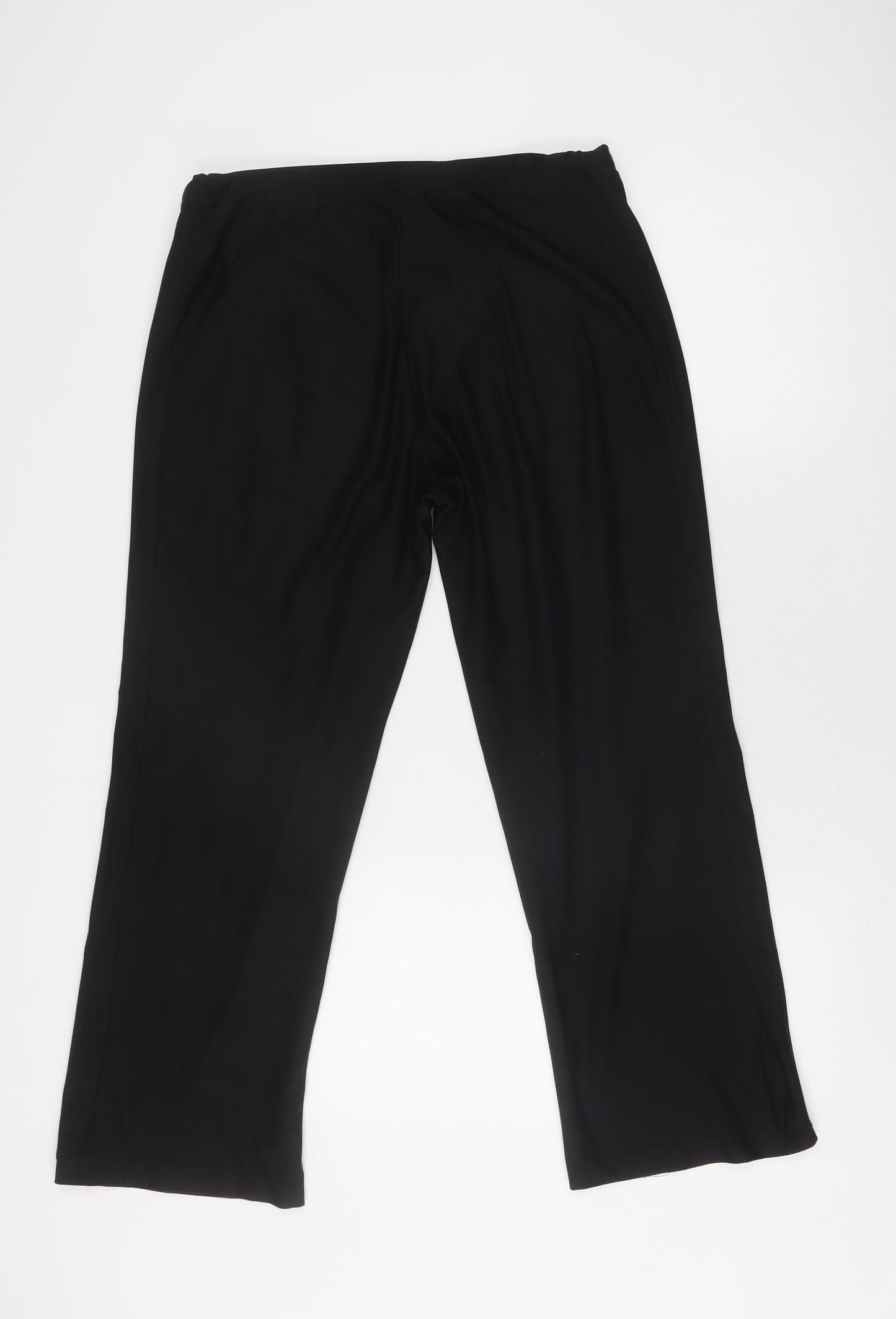 LA Gear Women's Black Straight Leg Activewear Trousers