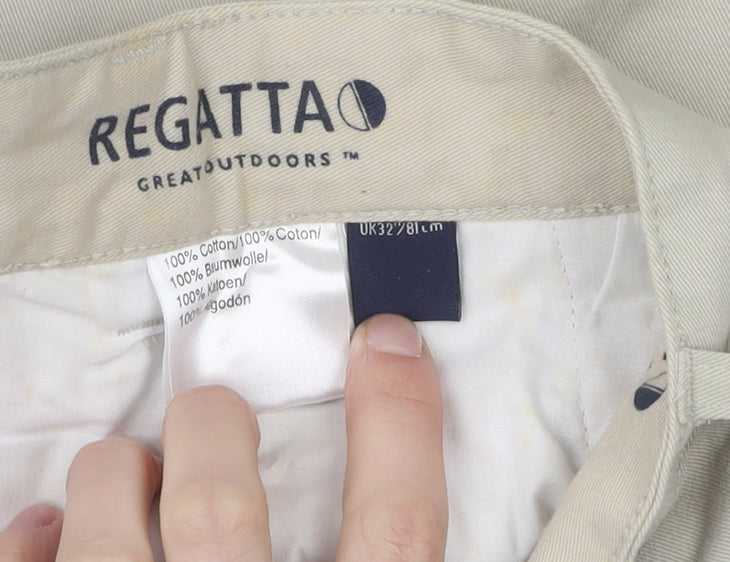 Regatta Men's Beige Chino Shorts, Size M, Casual Style